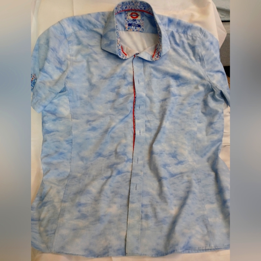 Jermyn & Bond Mens Xl Modern Fit Collered Shirt